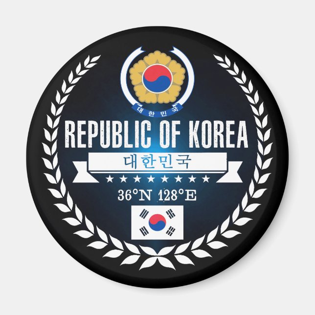Íman Coreia do Sul (Frente)