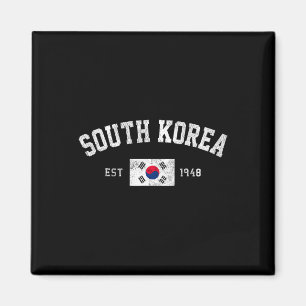 Íman Coreia do Sul Est. 1948 Bandeira da Coreia do Sul