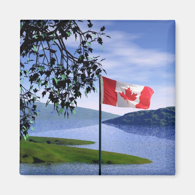 Íman Cores Canadenses (Frente)