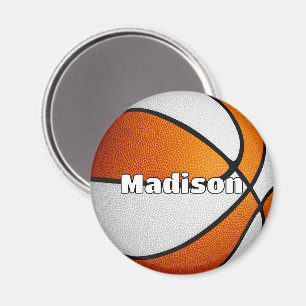 Íman cores da equipe de basquete masculino feminino lar