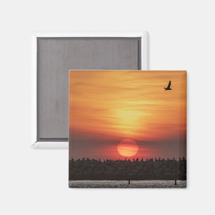 Íman Cores de pôr do sol lindas - Marina Del Rey, CA