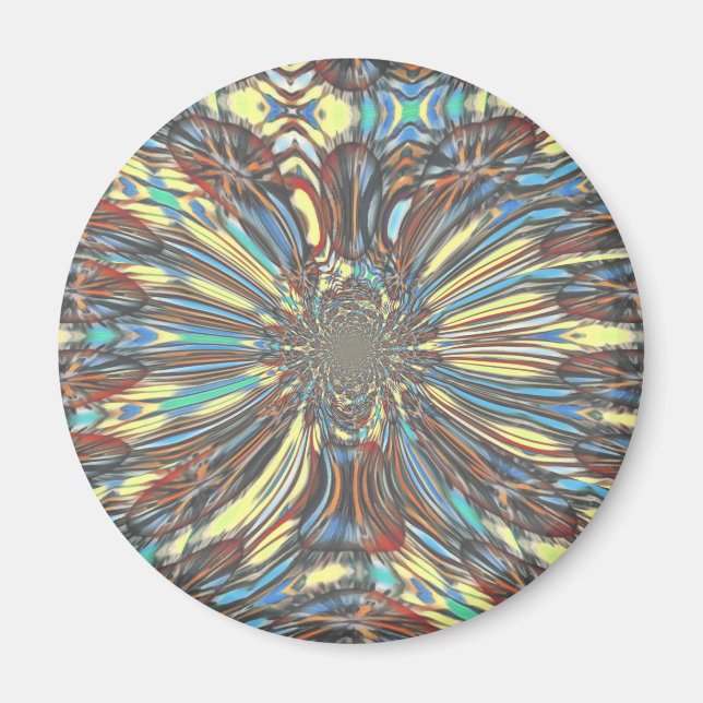 Íman Cores design fantásticas urbanas (Frente)