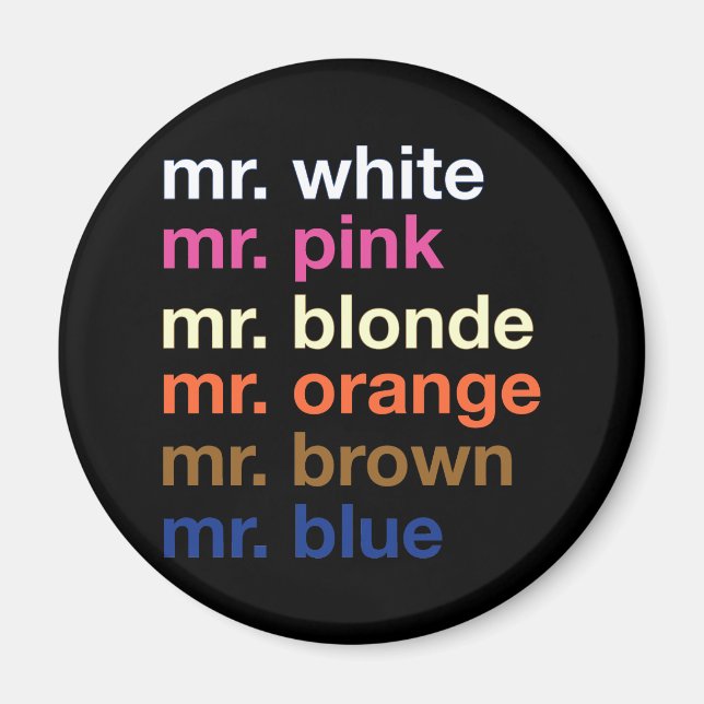 Íman Cores do Gangster (Frente)