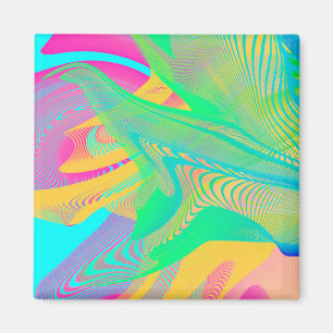 Íman CORES FLUO - Arte Fractal -