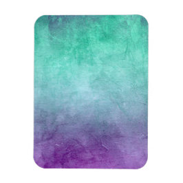 Íman Cores Grunge - Azul-verde & Roxo