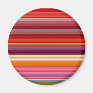 Íman Cores listradas vintage fofas