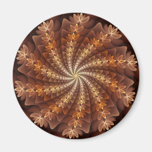 Íman Cores Quentes, Padrão de Arte Fractal Moderna Trip