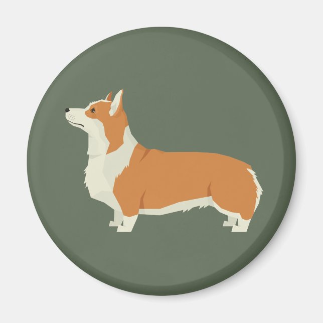 Íman Corgi Galês de Pembroke (Frente)