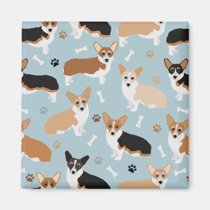 Íman Corgi - Patas e Ossos do Cão
