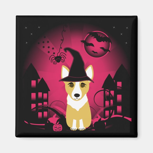 Íman Corgi Witch (Frente)