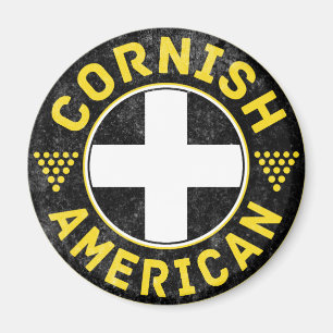 Íman Cornish American Flag
