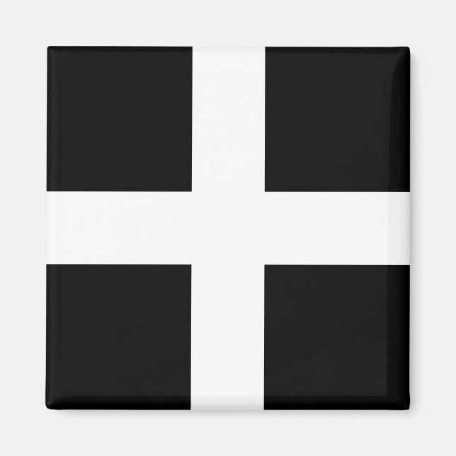 Íman Cornish Flag (Cornwall) (Condado de England, Reino (Frente)