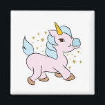 Íman Corno de Unicórnio<br><div class="desc">Um ímã de Unicórnio bonito e chico para seus filhos.</div>