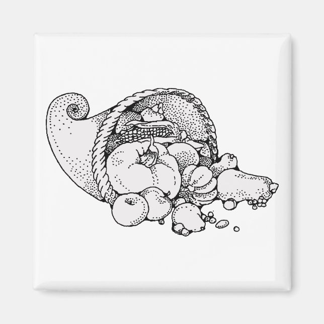 Íman cornucopia (Frente)