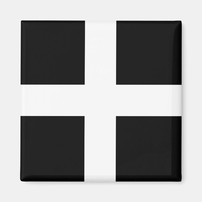 Íman Cornwall Flag (Frente)