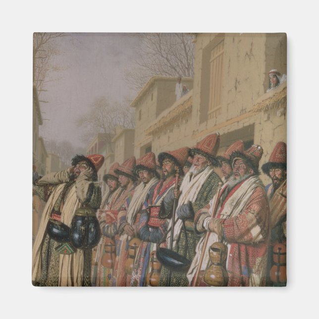 Íman Coro de Dervishes Implorando Alms em Tashkent, 187 (Frente)