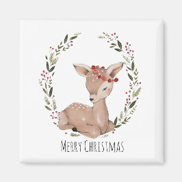 Íman Coroa de Natal com Veado