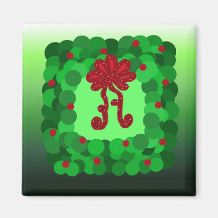 Íman Coroa de Natal Elegante