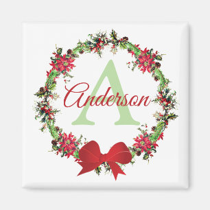 Íman Coroa de Natal personalizada