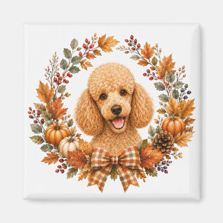 Íman Coroa de Outono de Poodle