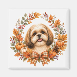 Íman Coroa de Outono do Shih Tzu