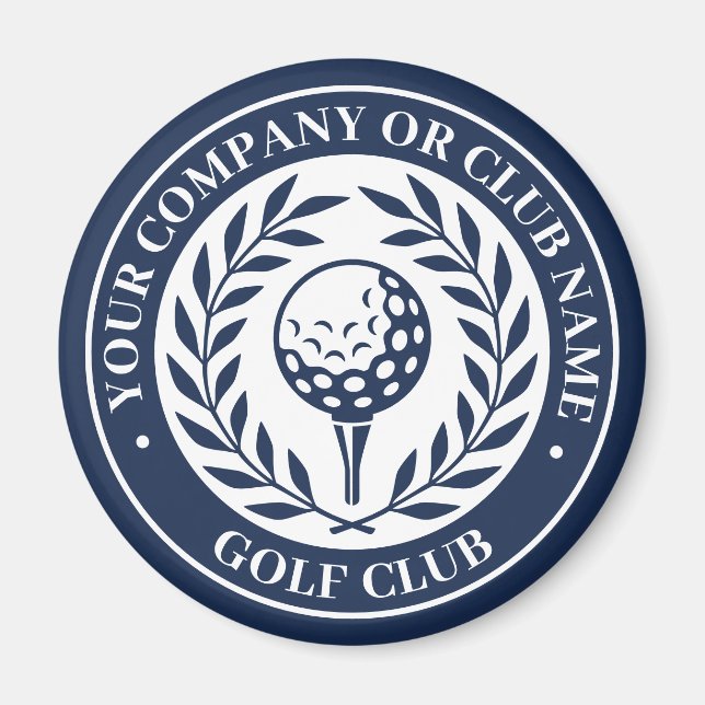Íman Coroa de Vitória de Golfe Clássico Nome Personaliz (Frente)