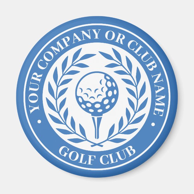 Íman Coroa de Vitória de Golfe Clássico Nome Personaliz (Frente)
