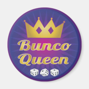 Íman Coroa e dados da rainha de Bunco