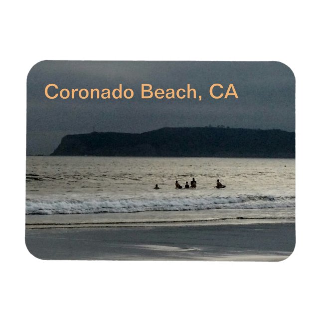 Íman Coronado Beach California Photo Magnet (Horizontal)