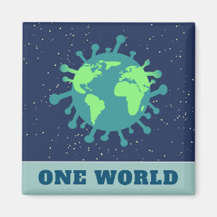 Íman Coronavírus Um Mundo Tudo Nisto Juntos