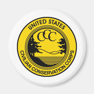 Íman Corpo civil CCC da conservação comemorativo