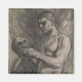 Íman Corpo de um Homem Segurando o Crânio (por Albert E