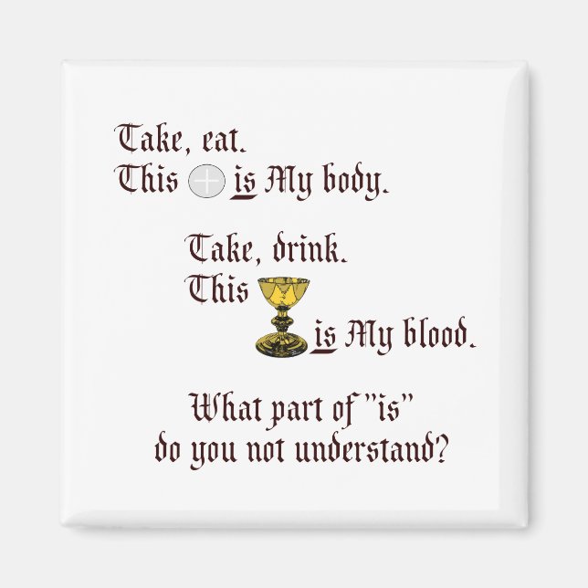 Íman Corpo e Sangue (Frente)