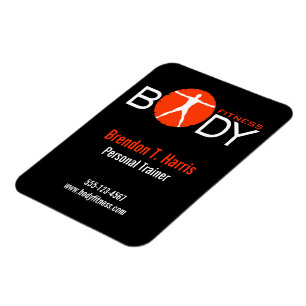 Íman Corpo Madness Black Personal Trainer Flexi Magnets
