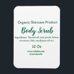 Íman Corpo natural verde orgânico esfregar manteiga adi<br><div class="desc">design</div>