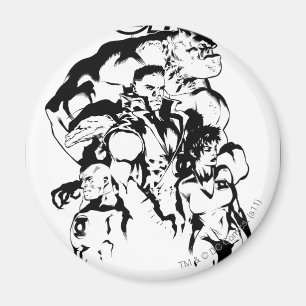 Íman Corpo verde da lanterna, preto e branco