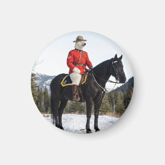 Íman Corporal da RCMP de Urso Polar a Cavalo