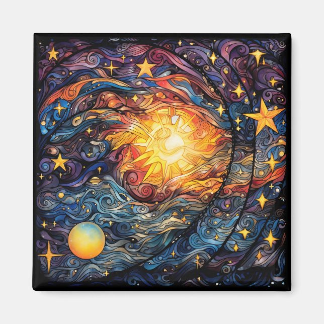 Íman Corpos Celestiais (Frente)