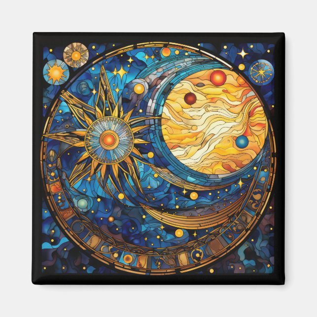 Íman Corpos Celestiais (Frente)