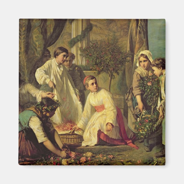 Íman Corpus Christi, 1855 (Frente)