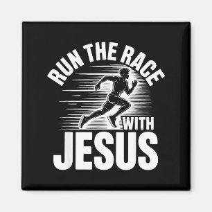 Íman Corra A Corrida Com Jesus Citação Motivacional