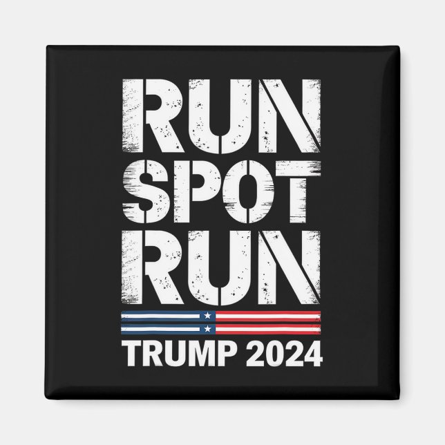Íman Corra Spot Run Trump Presidente Trump  (Frente)