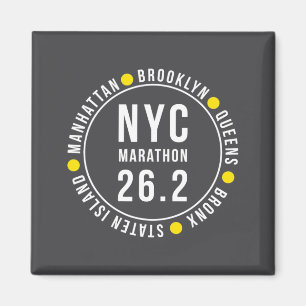 Íman Corredor de maratona de souvenir de Nova York NYC 