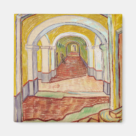 Íman Corredor no Asilo (por Vincent van Gogh)