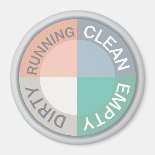 Íman Corredor vazio sujo limpo da máquina de lavar