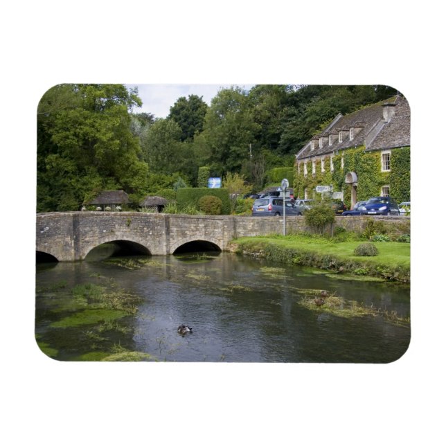 Íman Córrego de truta na vila de Bibury, (Horizontal)