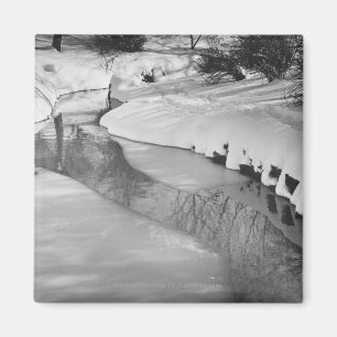 Íman Córrego no inverno B&W