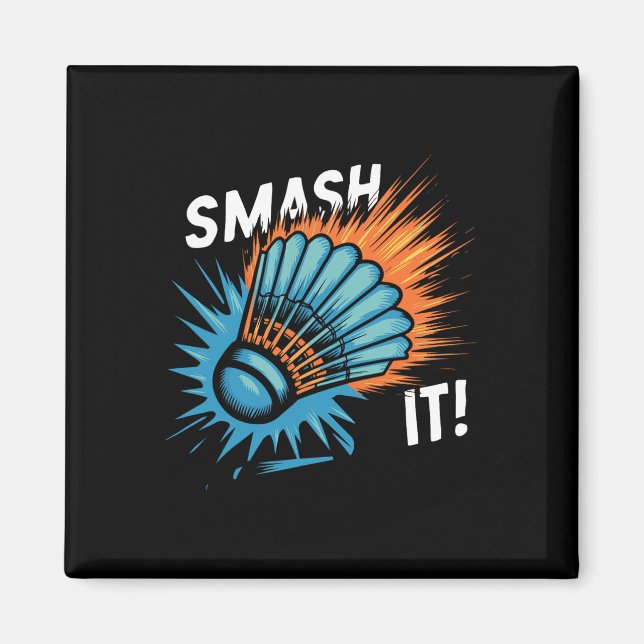 Íman Correspondência de Badminton do Shuttle (Frente)