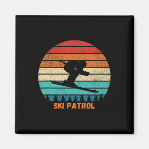 Íman Correspondência de Ski Patrol Ski Resort Winter Sk