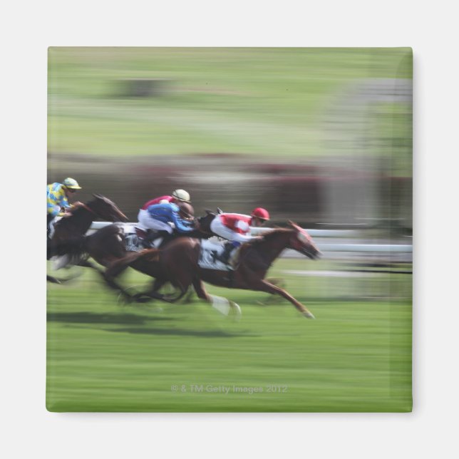 Íman corrida de cavalos (Frente)